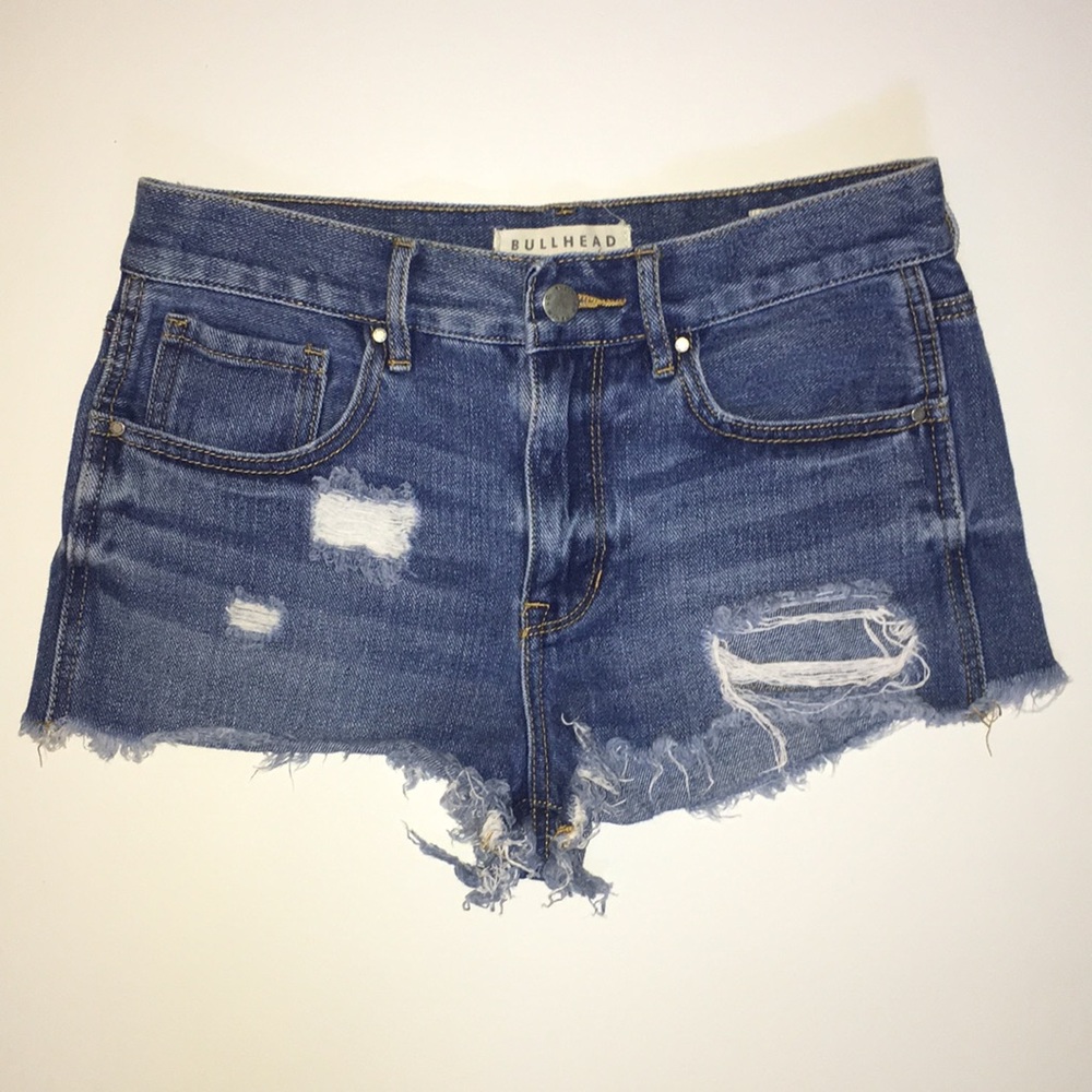 Pacsun distressed Bullhead High rise shorts